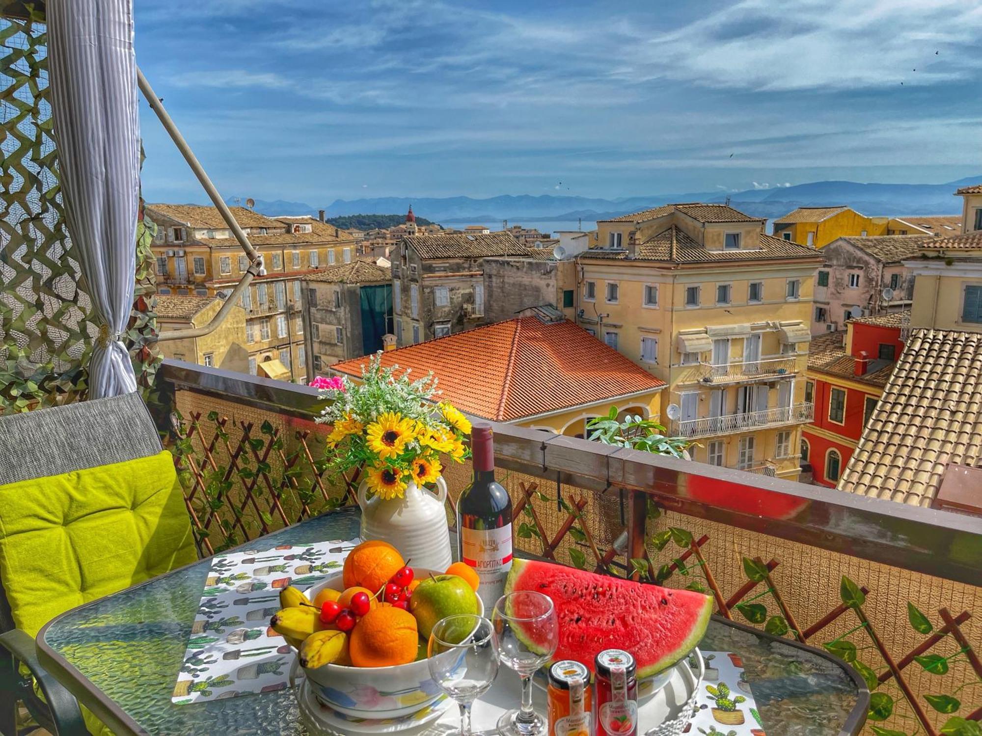 Corfu Panoramic View All The City Esterno foto